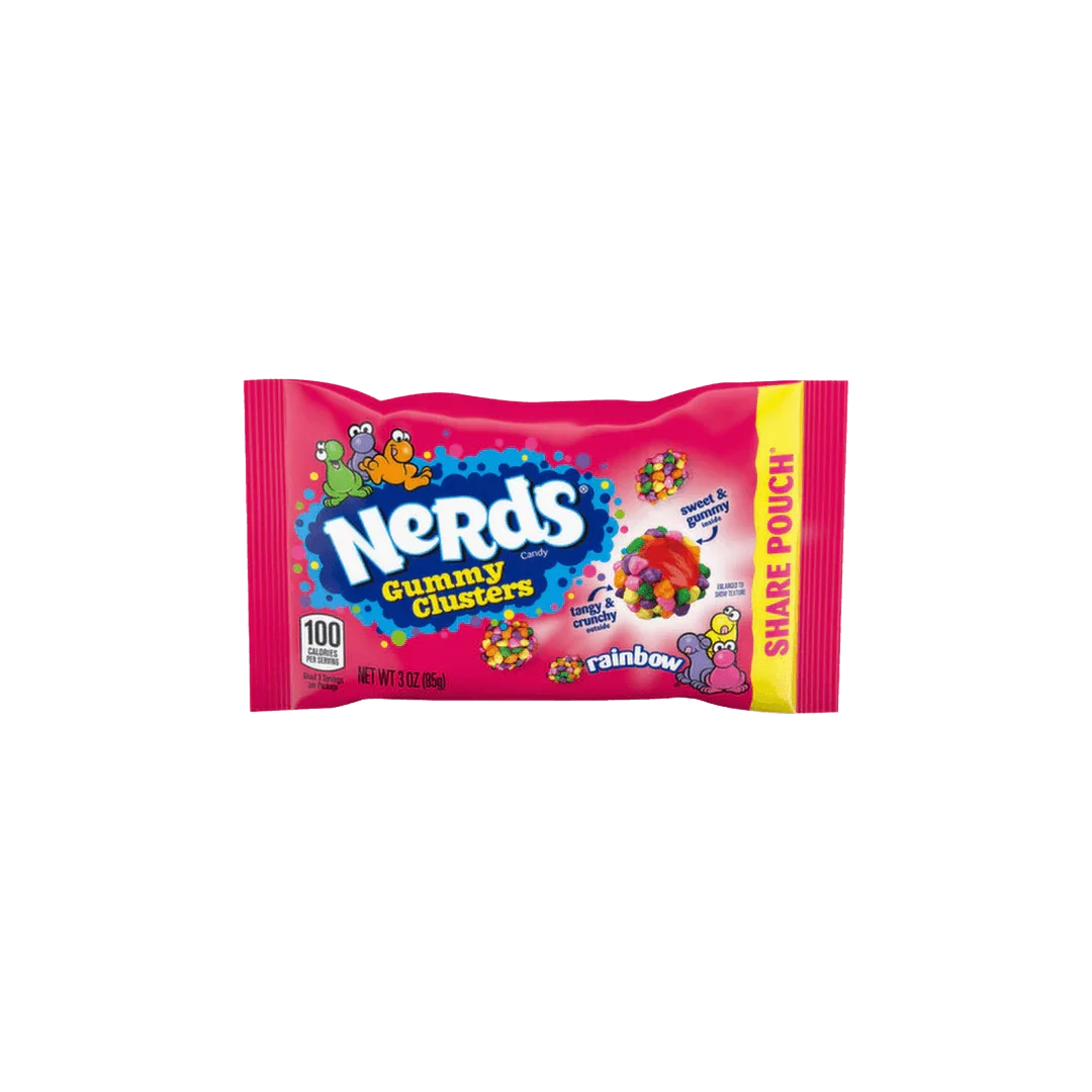 Nerds Gummy Clusters Rainbow Share Pouch Mini Bag - FragFuel