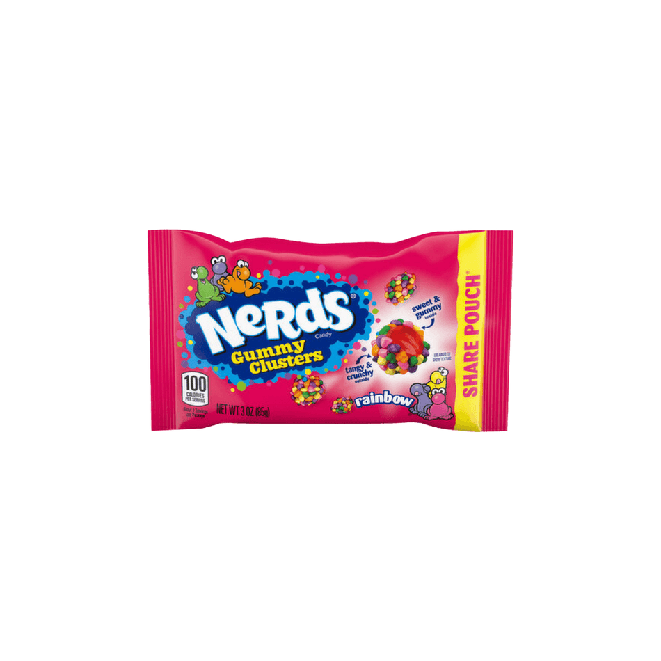 Nerds Gummy Clusters Rainbow Share Pouch Mini Bag - FragFuel