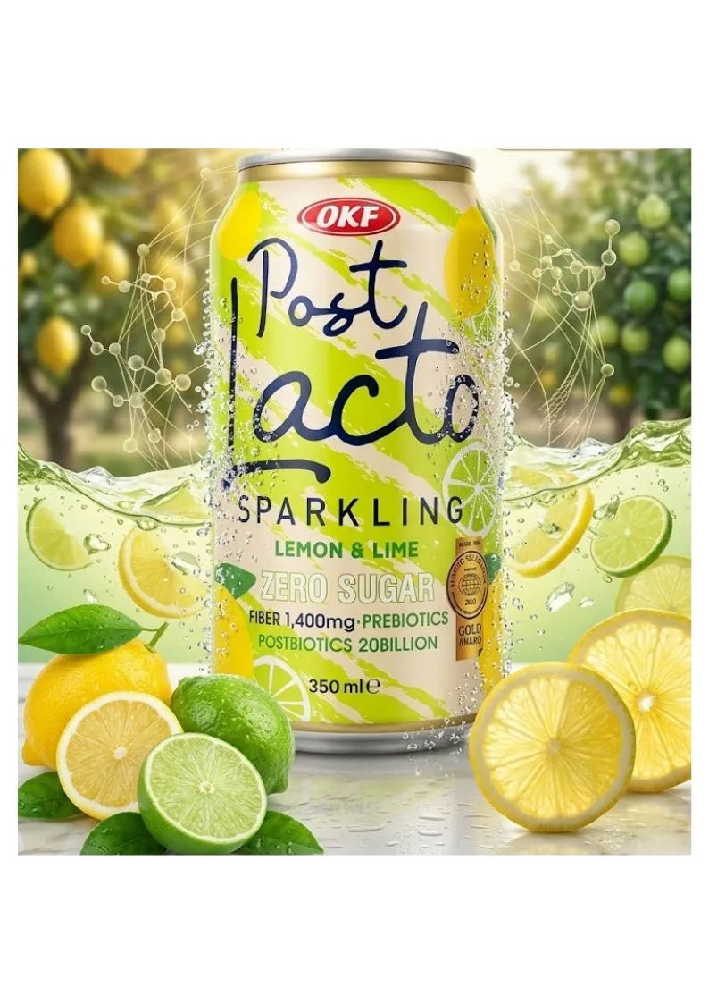 OKF PostLacto Zero Sugar Lemon Lime Sparkling