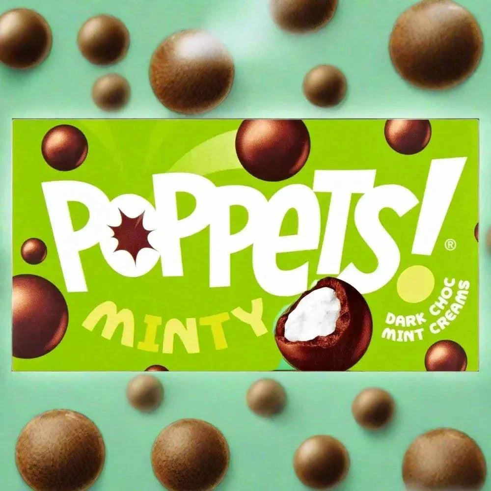 Poppets Dark Choc Coated Mint Creams - FragFuel
