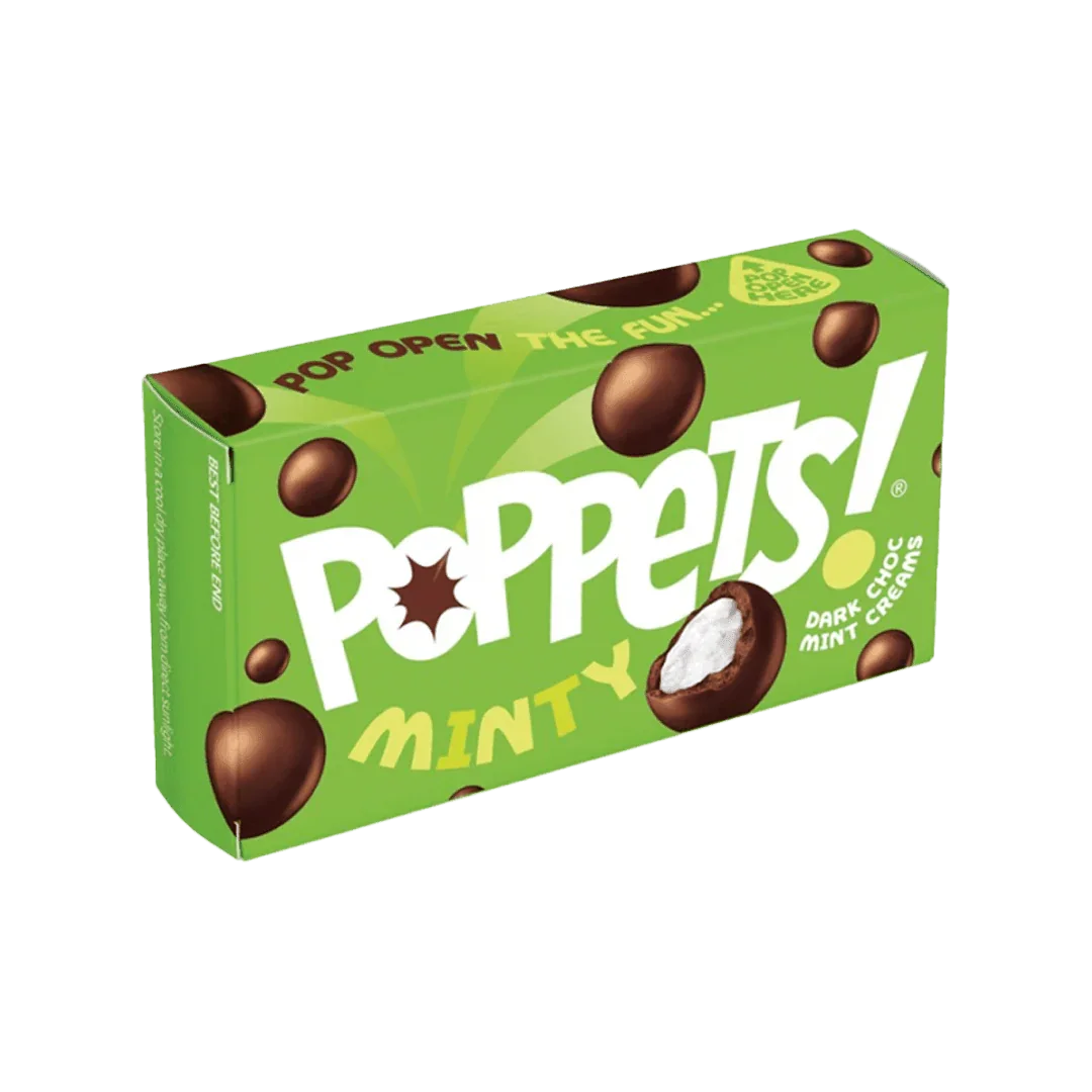 Poppets Dark Choc Coated Mint Creams - FragFuel