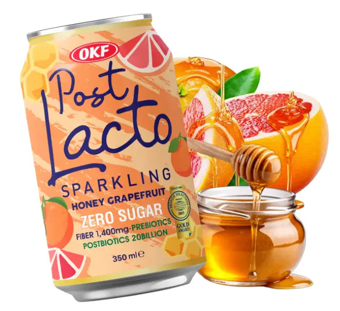 OKF PostLacto Zero Sugar Honey Grapefruit Sparkling