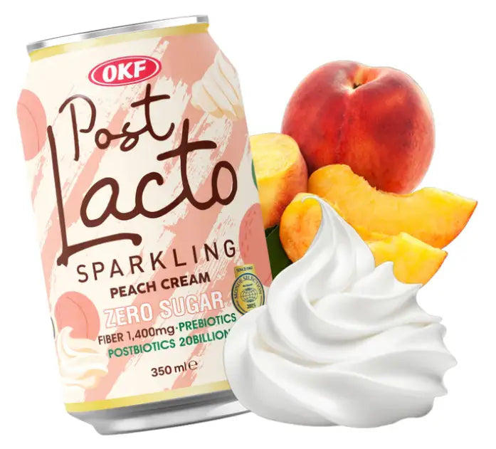 OKF PostLacto Zero Sugar Peach Cream Sparkling