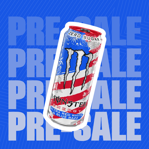 Monster Energy Ultra Red White Blue Razz