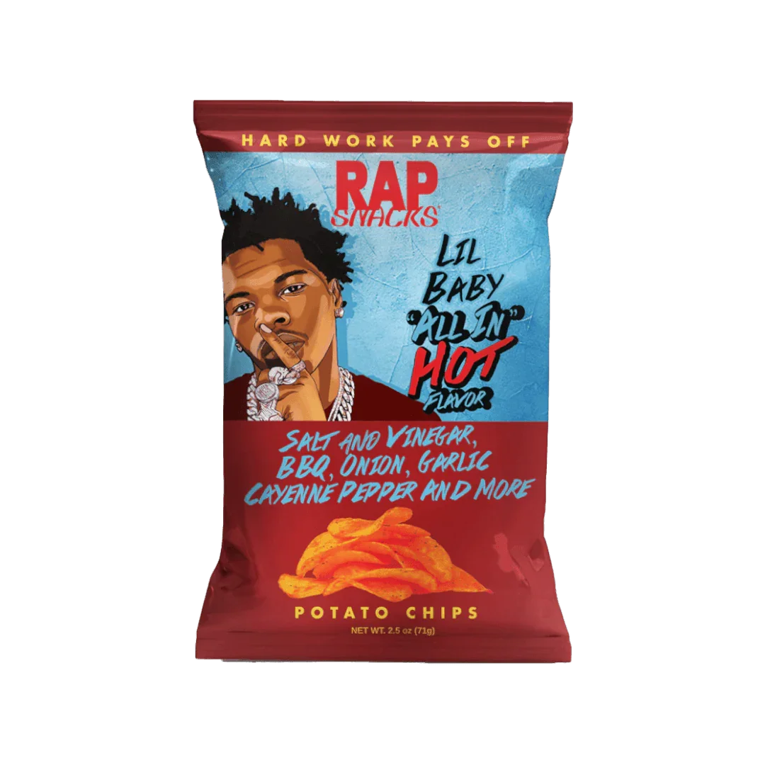 Rap Snacks Lil Baby "All In" Hot Flavour - FragFuel