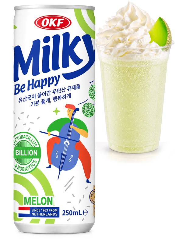 OKF Milky Melon Milk Sparkling Drink
