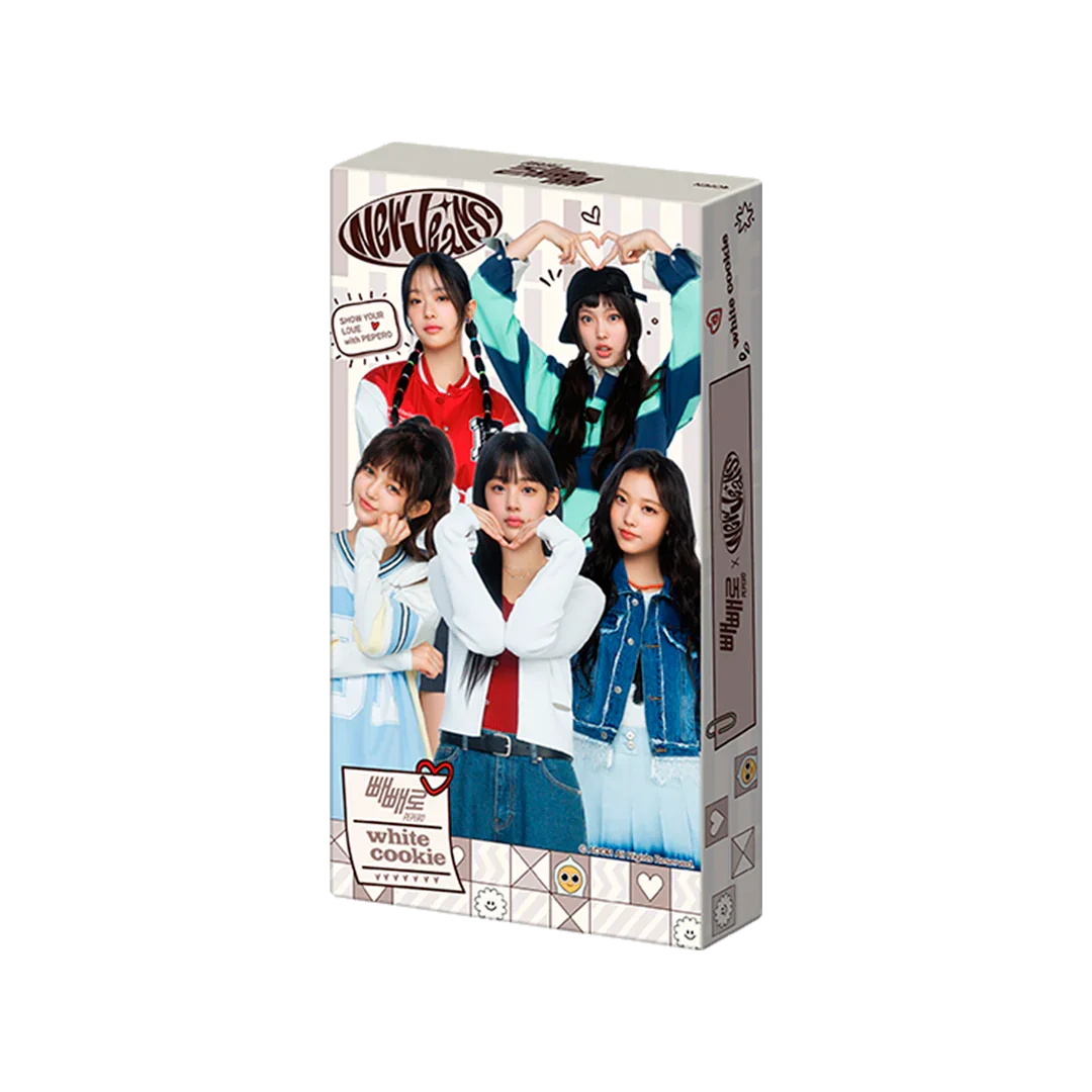 Lotte Pepero New Jeans White Cookies