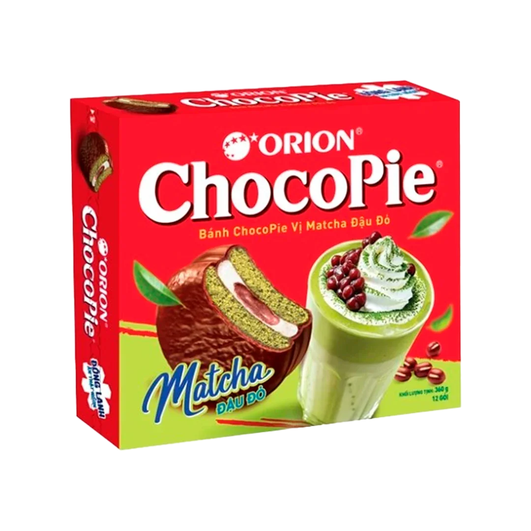 Orion Choco Pie Matcha e Redbean (1 Unid.)