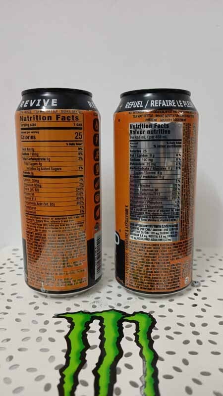 Monster Energy Rehab Peach Tea Canada 458ml