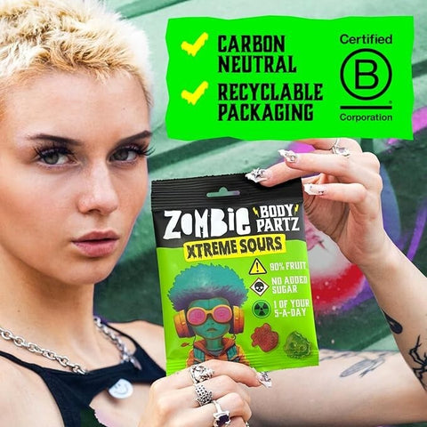Zombie Body Partz Xtreme Sours 90% Fruta