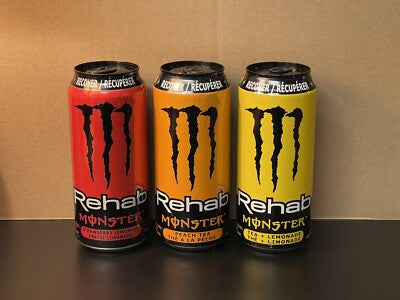 Monster Energy Rehab Peach Tea Canada 458ml