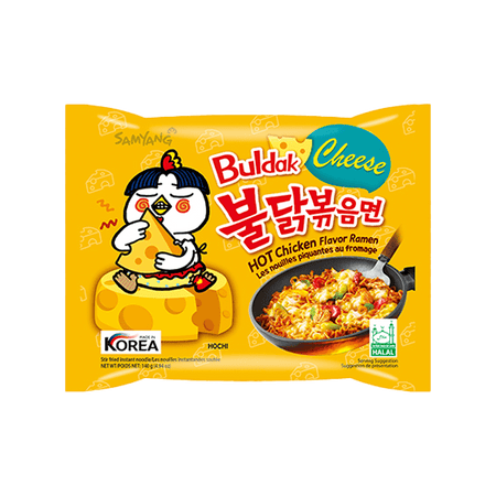 Samyang Buldak Cheese Chicken Flavor Spicy Noodles - FragFuel