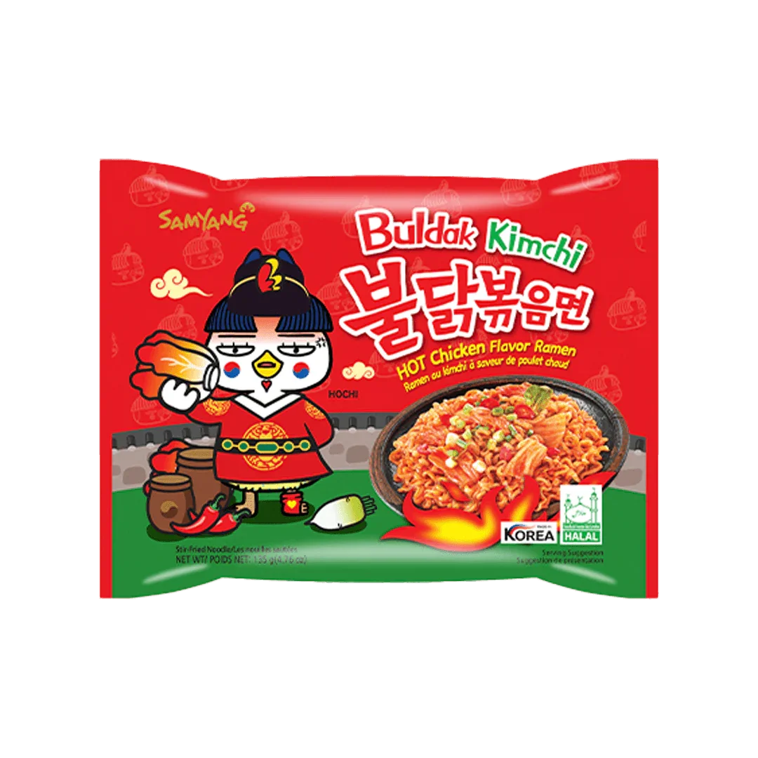 Samyang Buldak Ramen Hot Chicken Kimchi Noodles - FragFuel