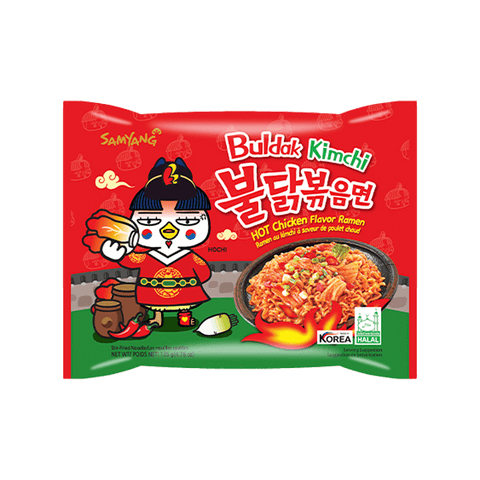 Samyang Buldak Ramen Hot Chicken Kimchi Noodles - FragFuel