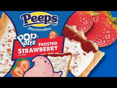 Peeps Marshmallow Pop-Tarts Frosted Strawberry