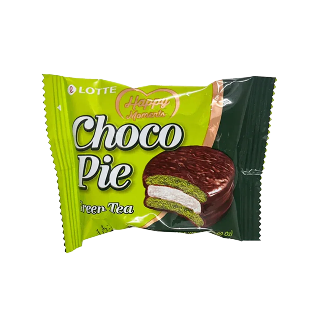 Lotte Choco Pie Green Tea