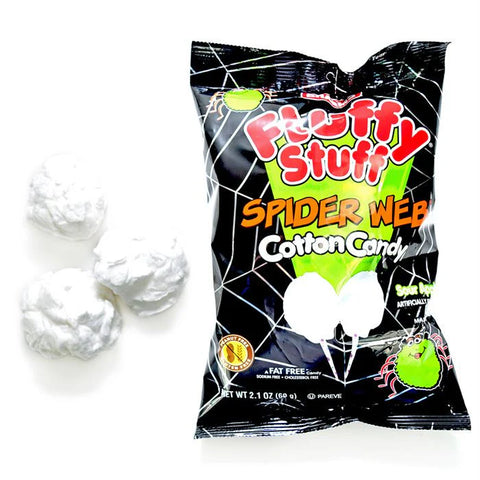 Charms Fluffy Stuff Spider Web Cotton Candy