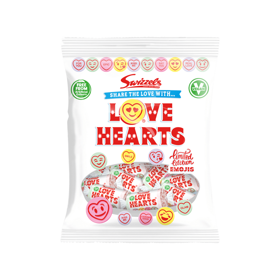Swizzels Original Love Hearts Bag - FragFuel