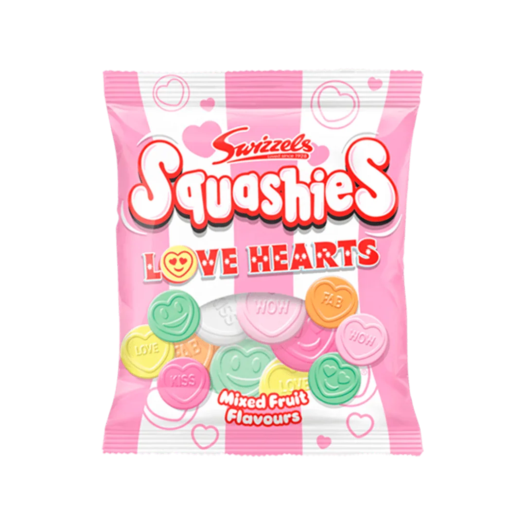 Swizzels Squashies Love Hearts Gummy - FragFuel