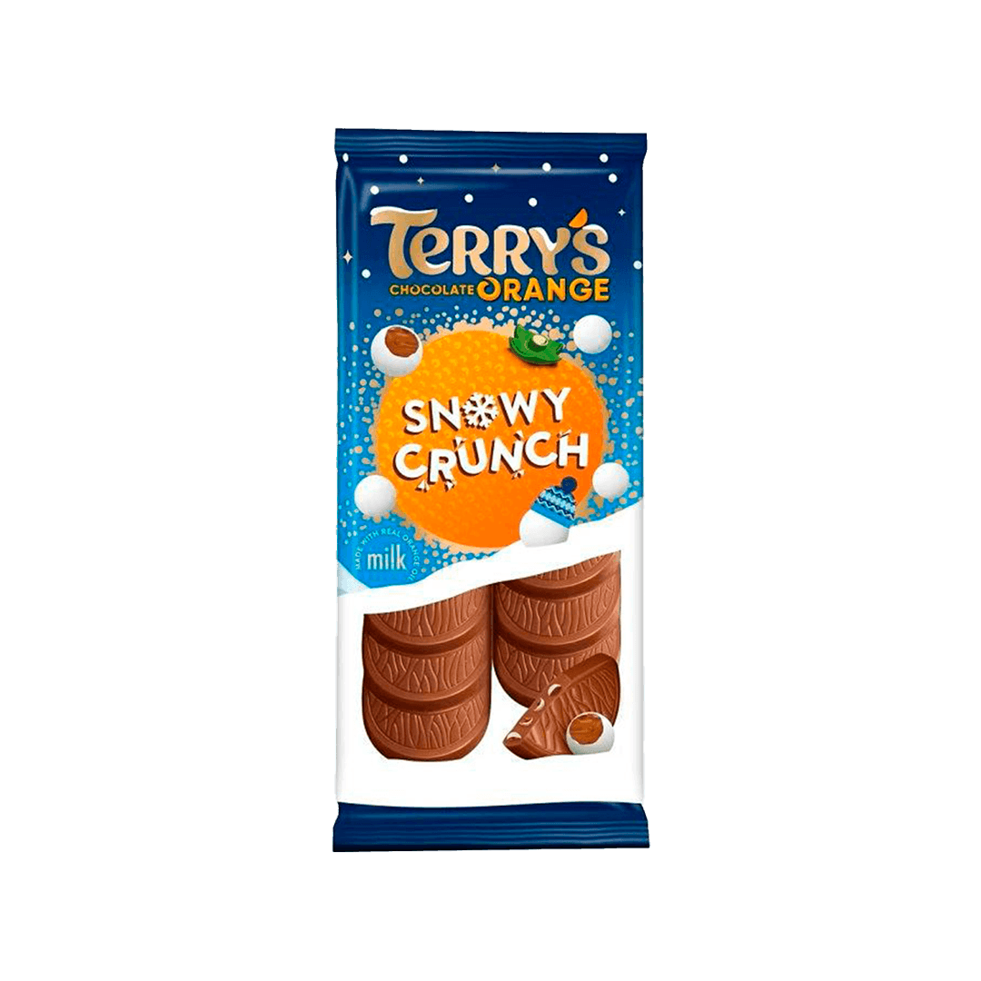 Terrys Chocolate Orange Snowy Crunch Tablet - FragFuel