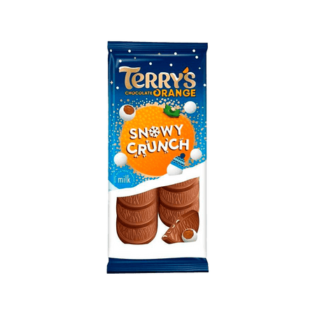 Terrys Chocolate Orange Snowy Crunch Tablet - FragFuel