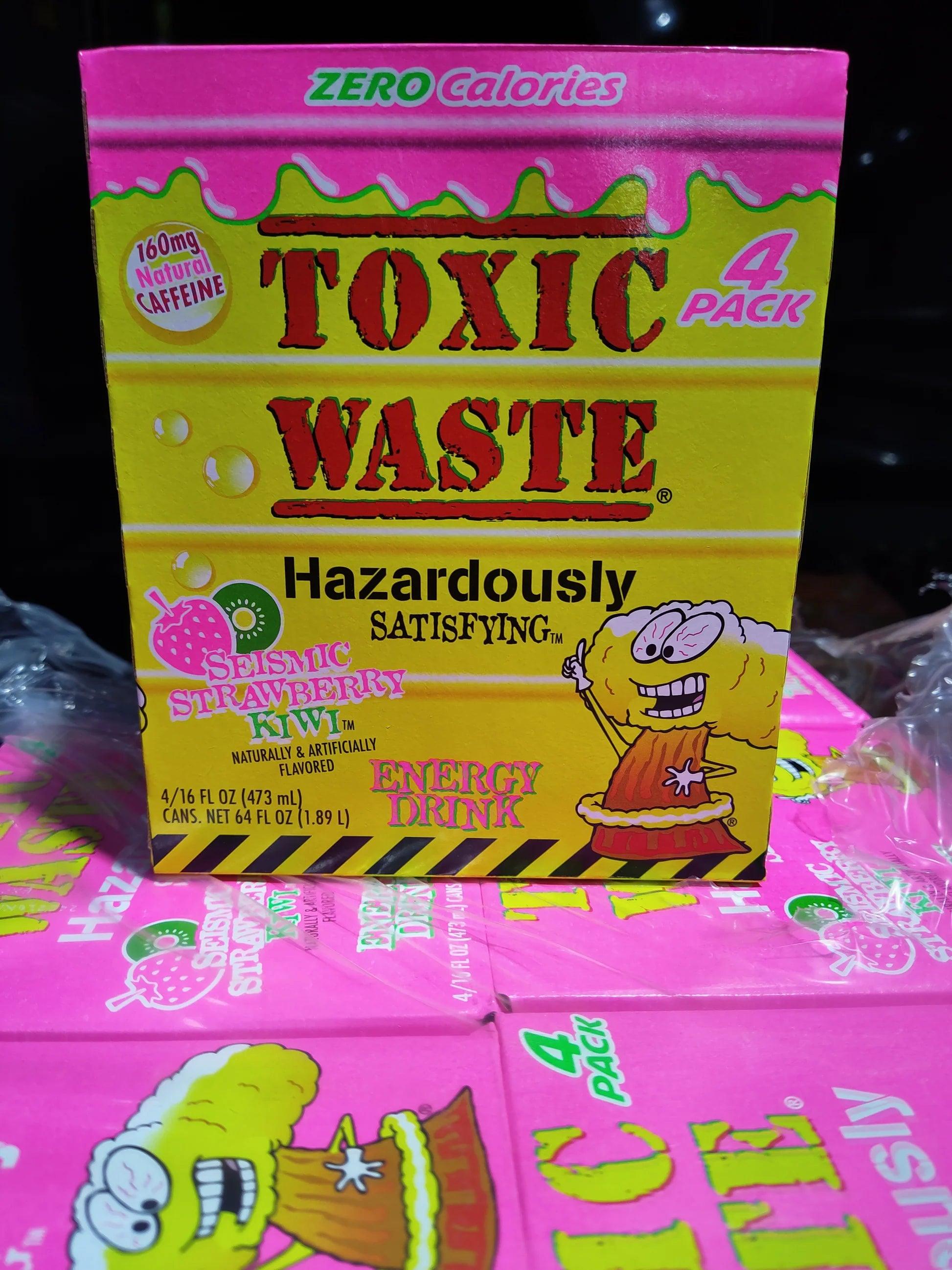 Toxic Waste Energy Drink Seismic Strawberry Kiwi - FragFuel