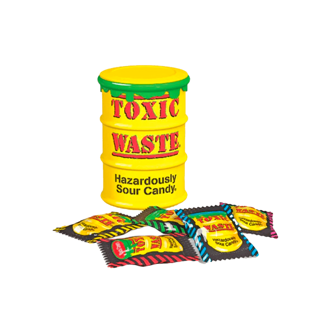 Toxic Waste Yellow Sour Candy Drum - FragFuel