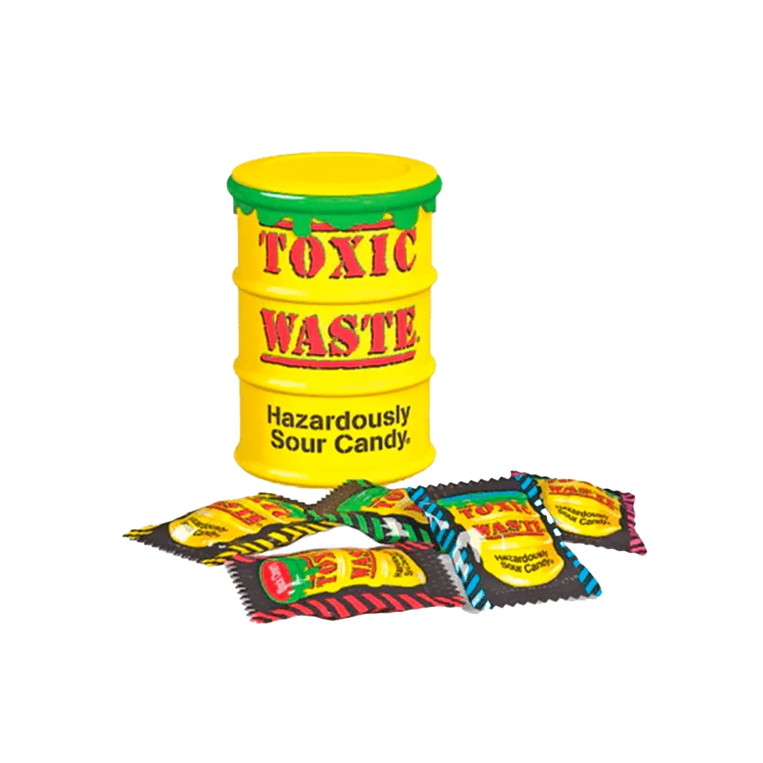 Toxic Waste Yellow Sour Candy Drum - FragFuel