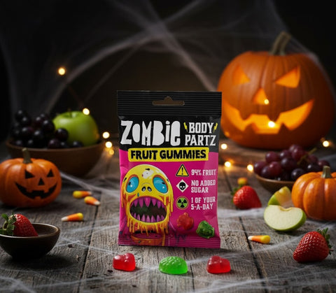 Zombie Body Partz Fruit Gummies 94% Fruta