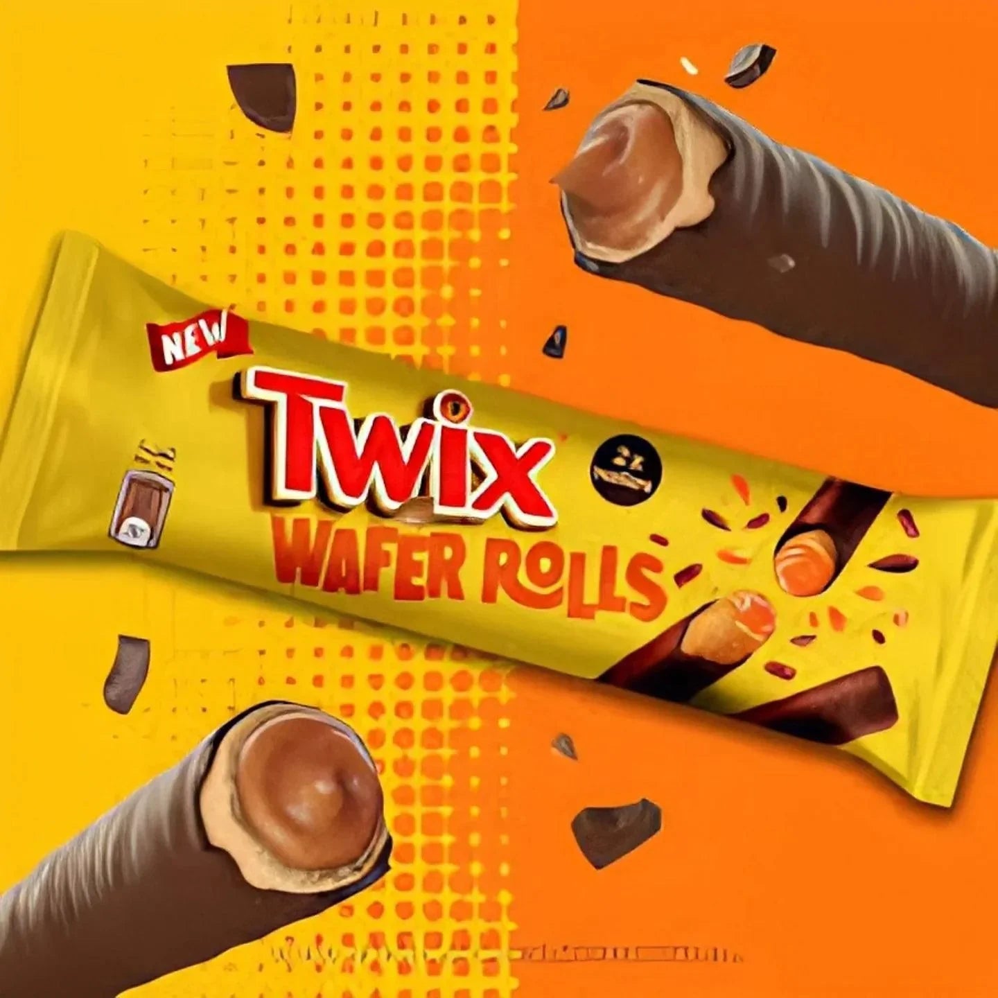Twix Wafer Rolls - FragFuel