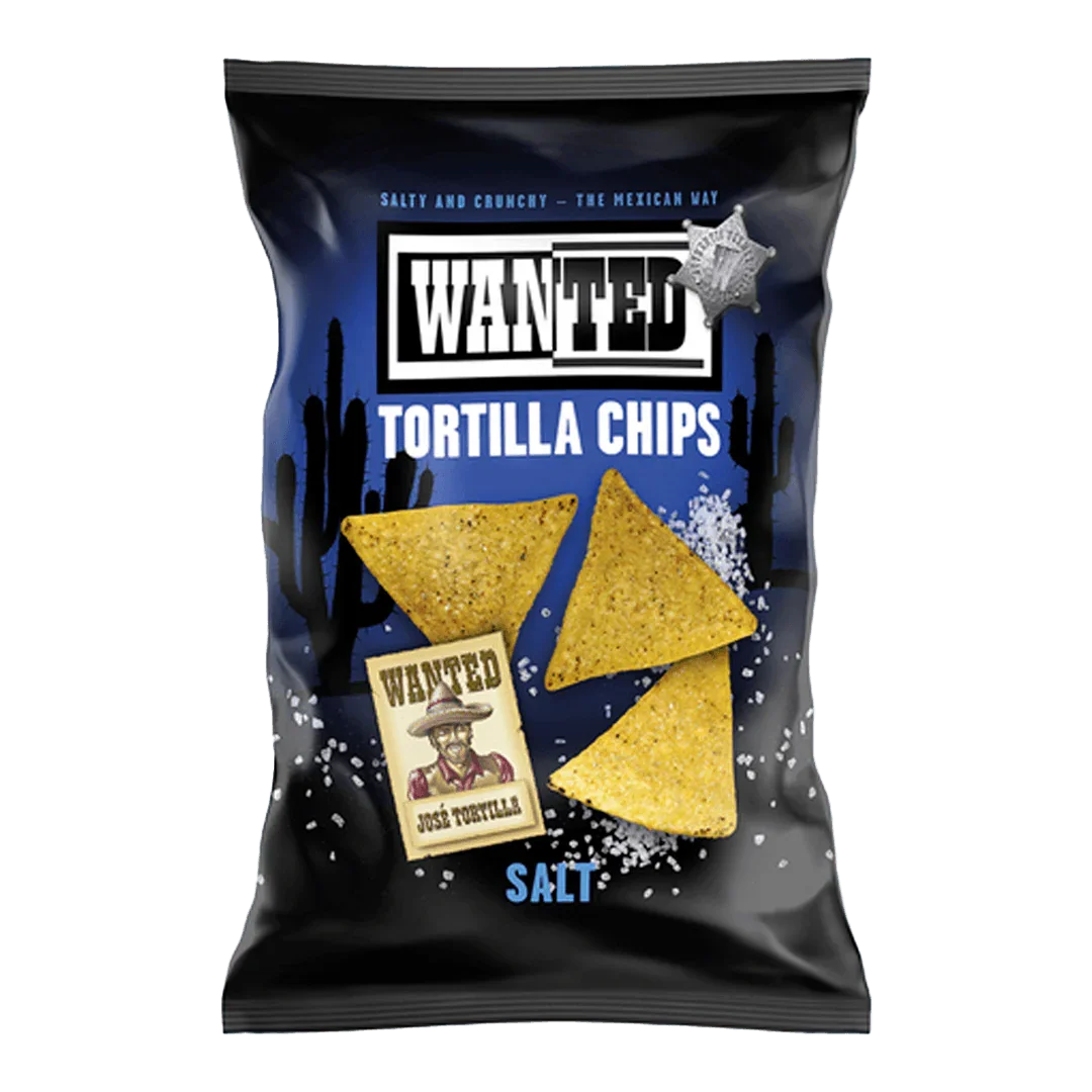 WanTed Tortilla Chips Natural BIG BAG 450g - FragFuel