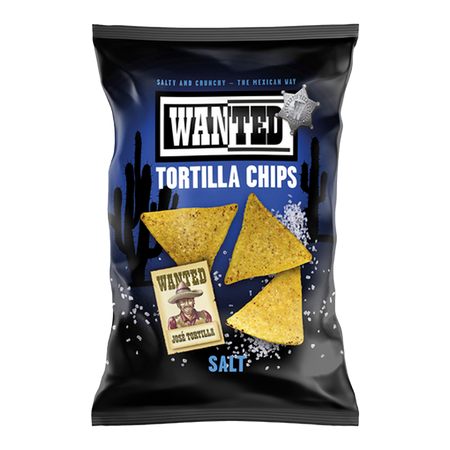 WanTed Tortilla Chips Natural BIG BAG 450g - FragFuel
