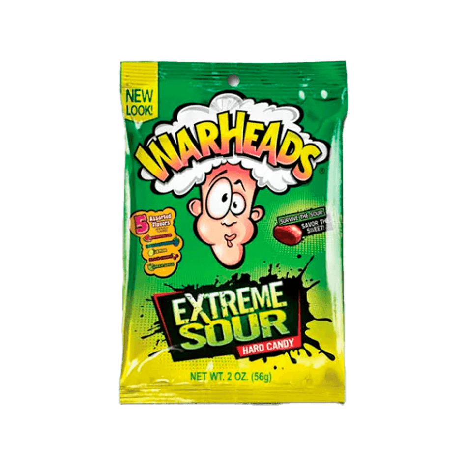 Warheads Extreme Sour Hard Candy XL - FragFuel