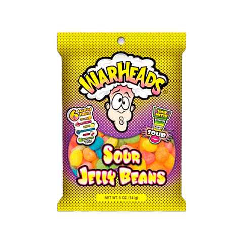 Warheads Jelly Beans Sour BAG - FragFuel