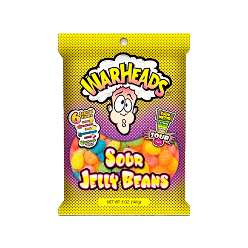 Warheads Jelly Beans Sour - FragFuel