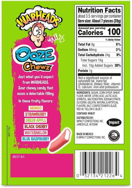 Warheads Ooze Chews Theatre - FragFuel