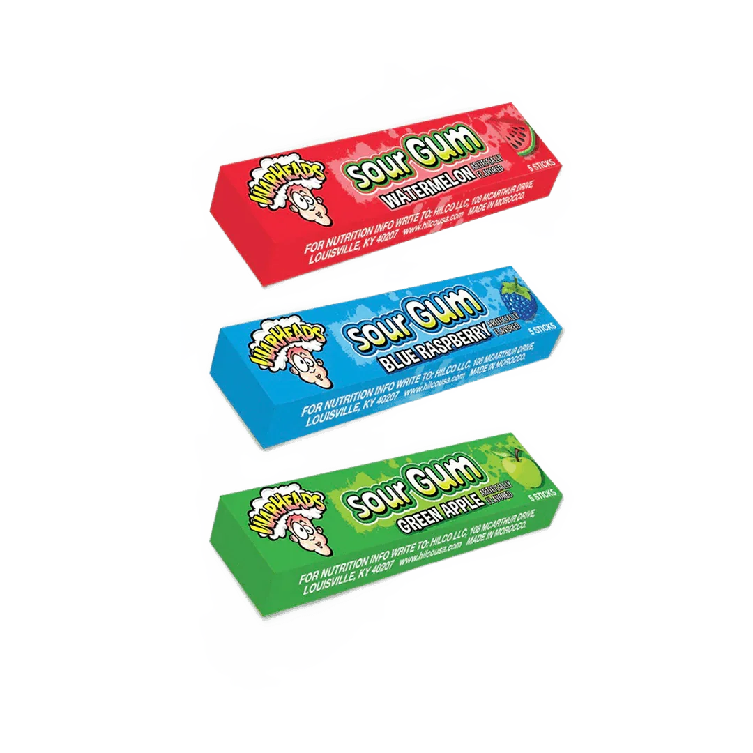 Warheads Sour Gum (1 unid. Sortido) - FragFuel