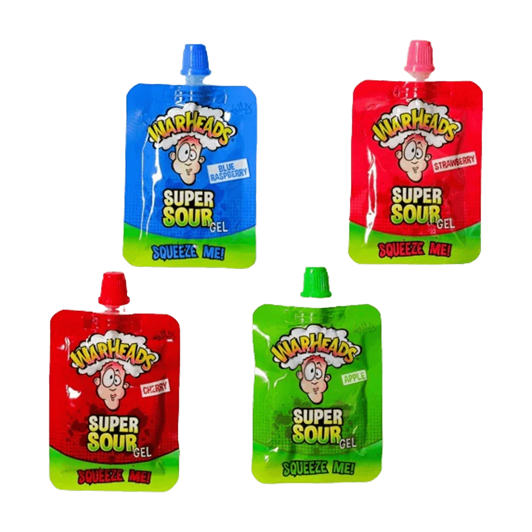 Warheads Super Sour Squeeze Me Gel (1 unid. Sortido) - FragFuel