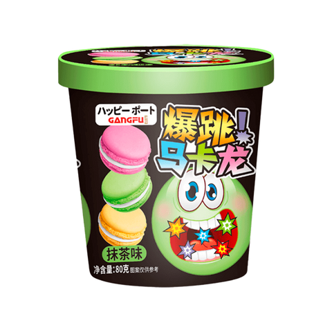 Macarons Matcha Popping Candy Bowl