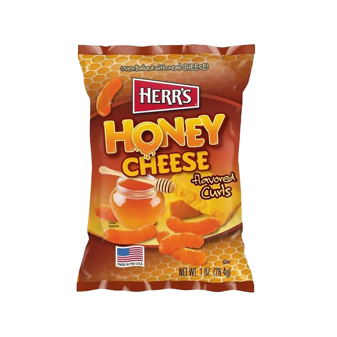 Herr's Cheese Curls Honey Cheese