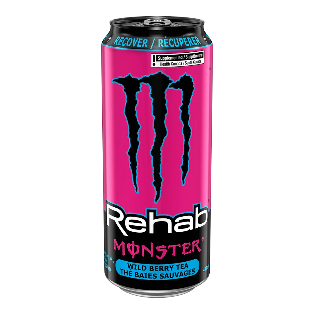 Monster Energy Rehab Wild Berry Tea Canada 458ml