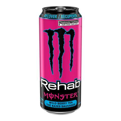 Monster Energy Rehab Wild Berry Tea Canada 458ml