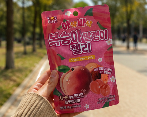 Yum'z Bites Crunch Peach Jelly