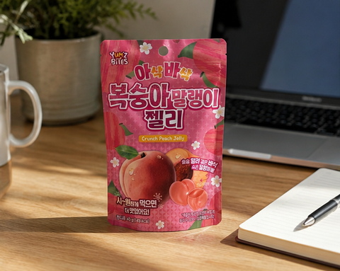 Yum'z Bites Crunch Peach Jelly