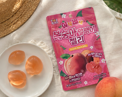 Yum'z Bites Crunch Peach Jelly