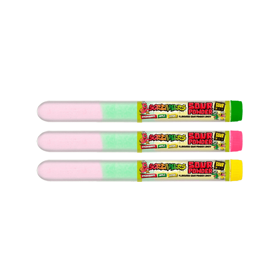 Zed Candy Screamers Sour Powder Tubes (1unid.) - FragFuel